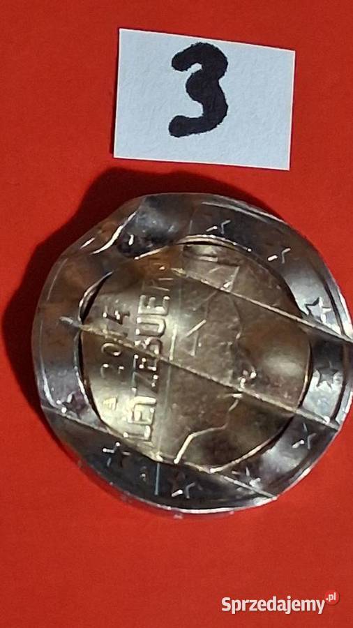 Luksemburg 2 Euro 2014 Destrukt Rare Kołobrzeg
