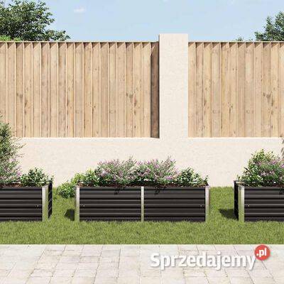 Podwyższona donica antracyt 160x40x45 Warszawa