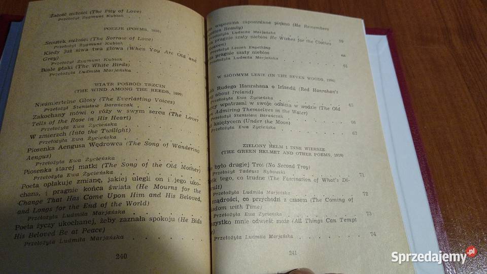 Poezje wybrane William Butler Yeats wybrał pomorskie