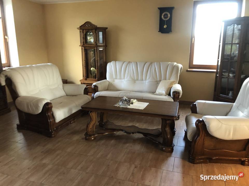 Komplet CEZAR 321 SKÓRA 100 PRODUCENT Meble Pyka sprzedam
