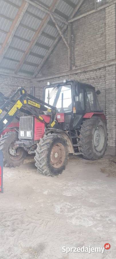 Belarus 8203 MTZ z turem Rolnictwo Wizna