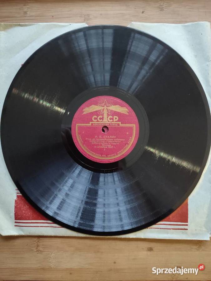 Płyty szelakowe z 1937 roku HISTORIA Warszawa