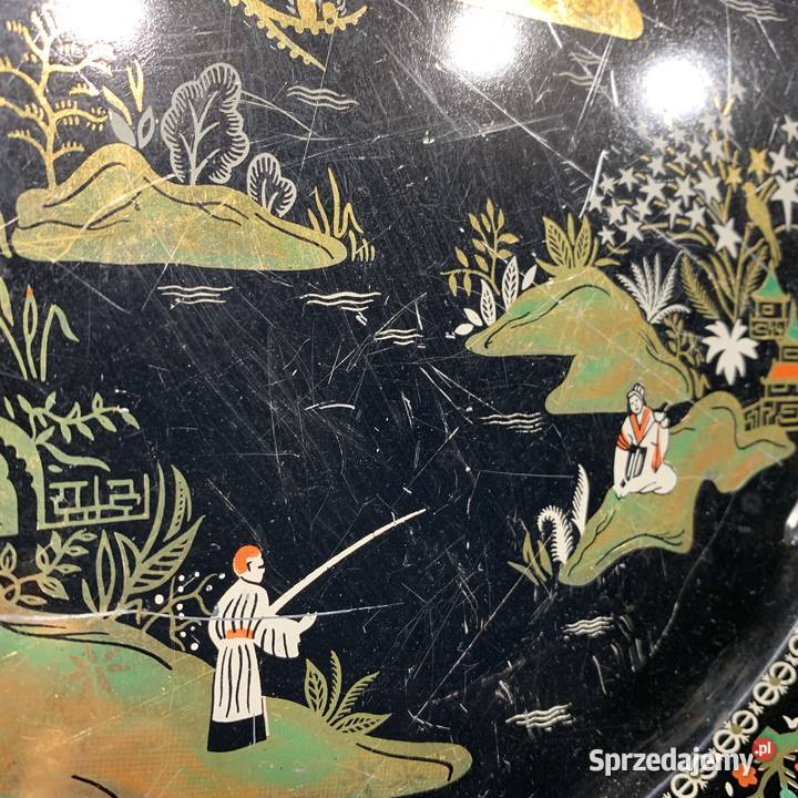 Taca z japońskim motywem metalowa Bochnia