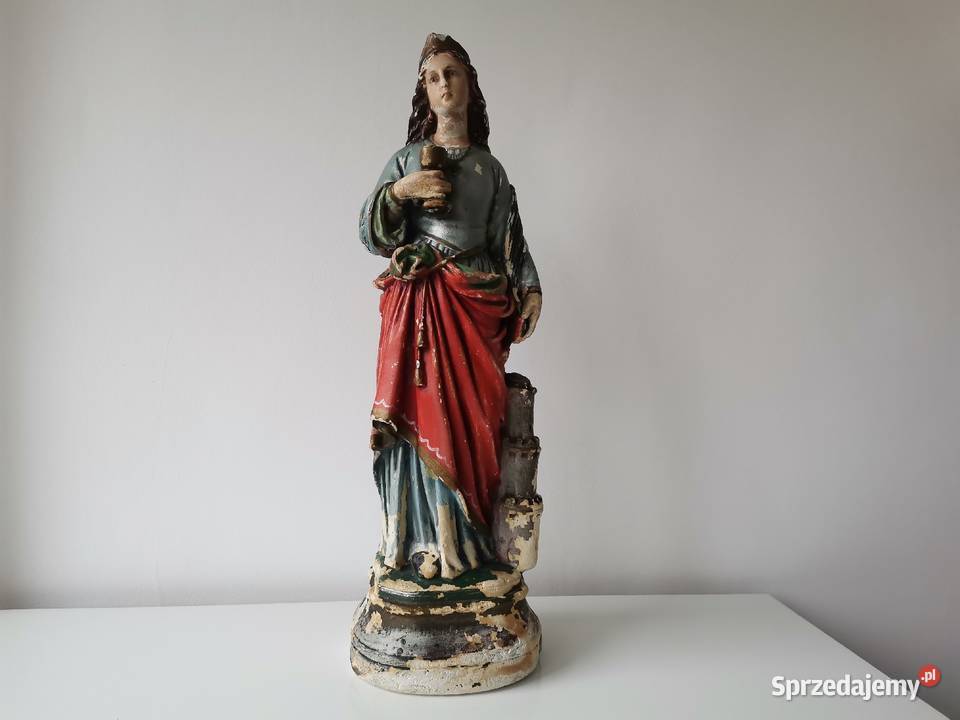 Stara unikatowa przedwojenna gipsowa figurka Katowice