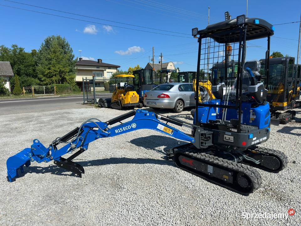 Nowa Minikoparka RIPPA R15 ECO Kubota 1500 Gdańsk