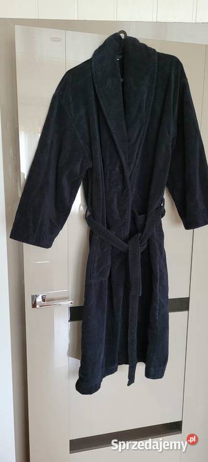 IKEA szlafrok męski granatowy bawełna NJUTA śląskie Sosnowiec sprzedam