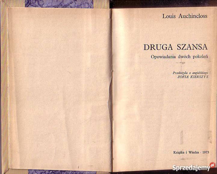 9718 DRUGA SZANSA OPOWIADANIA DWÓCH POKOLEŃ Proza i poezja Czyrna