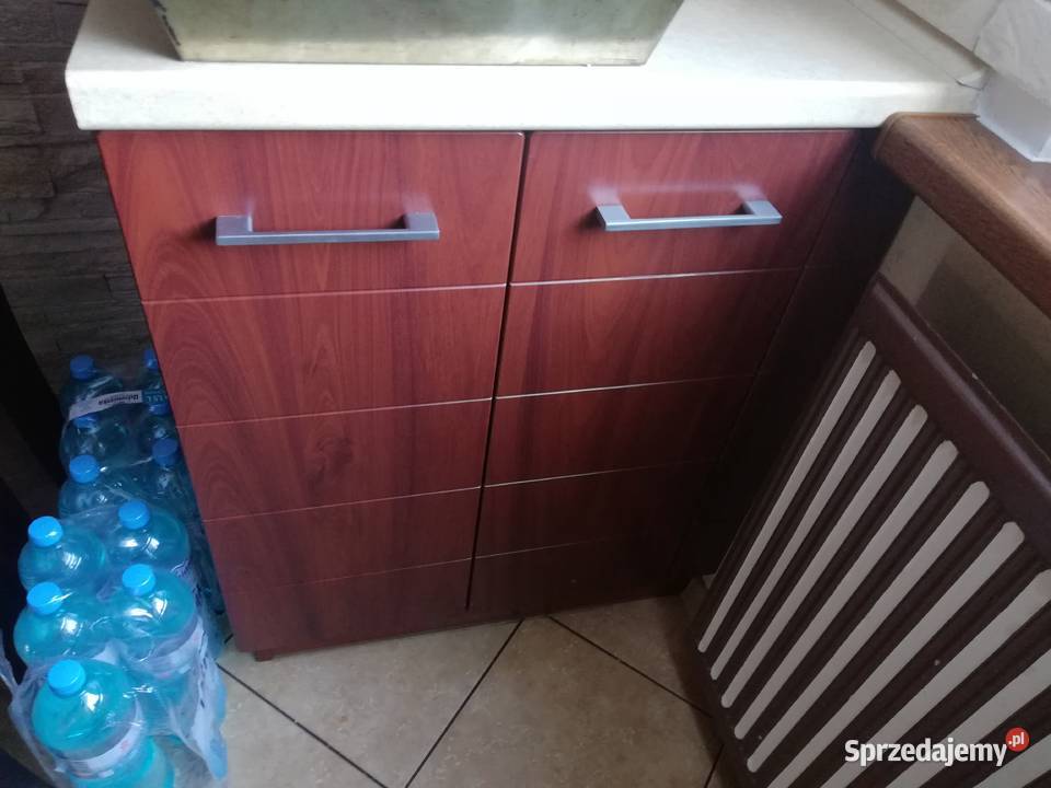 Meble kuchenne komplet mahoń