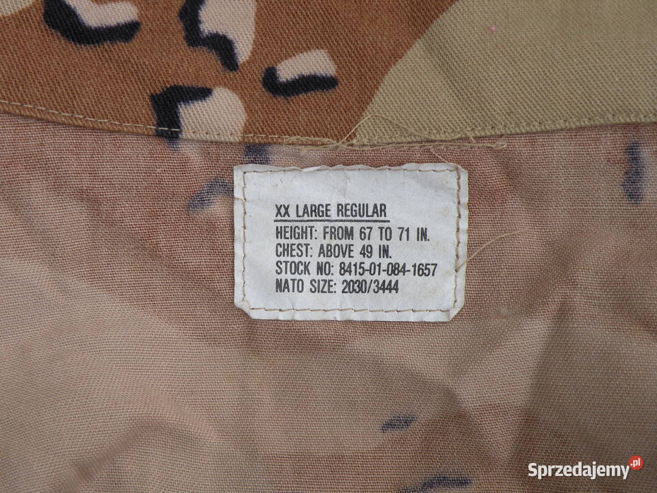 Bluza BDU desert 6 color XX Large dolnośląskie Wrocław