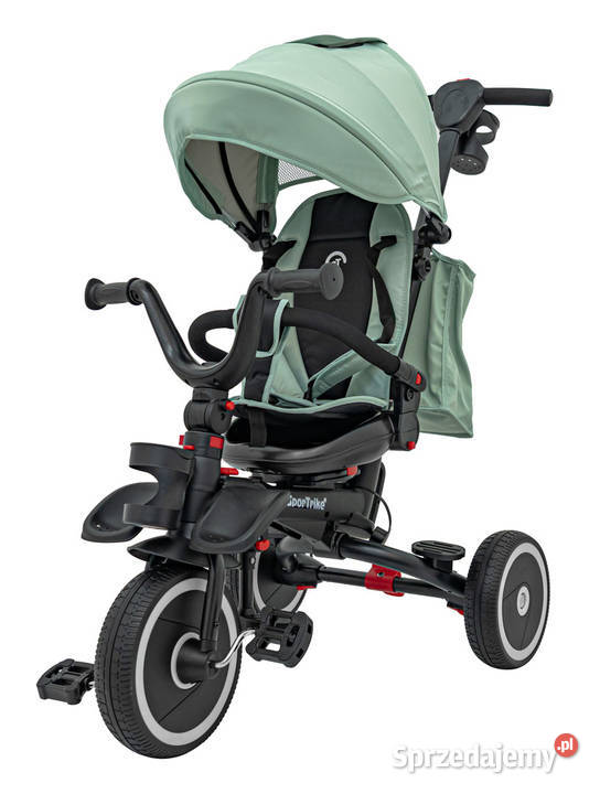 Rowerek Trzykołowy RIDER zielony koła EVA z mazowieckie Warszawa sprzedam