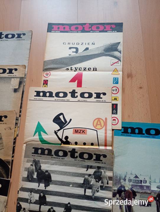 Czasopismo Motor z 1983 1984r Rybnik sprzedam