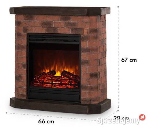 Duży piekny kominekpłomienie grzanie do 40m2 Wrocław sprzedam