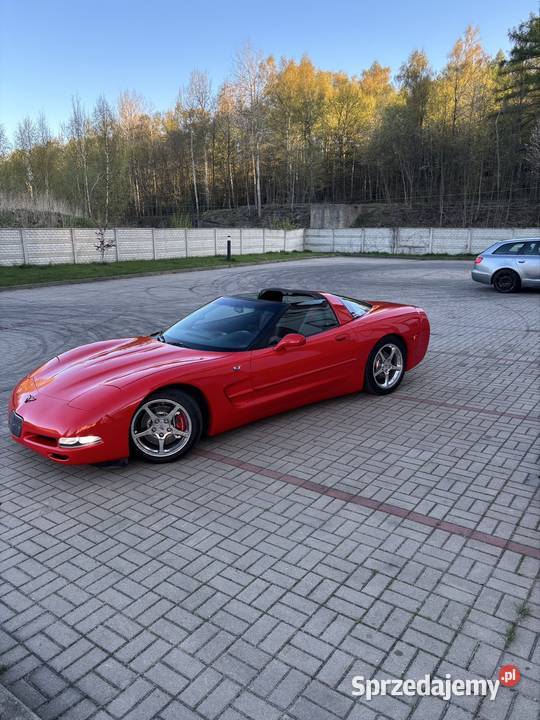 Corvette czerwony dolnośląskie