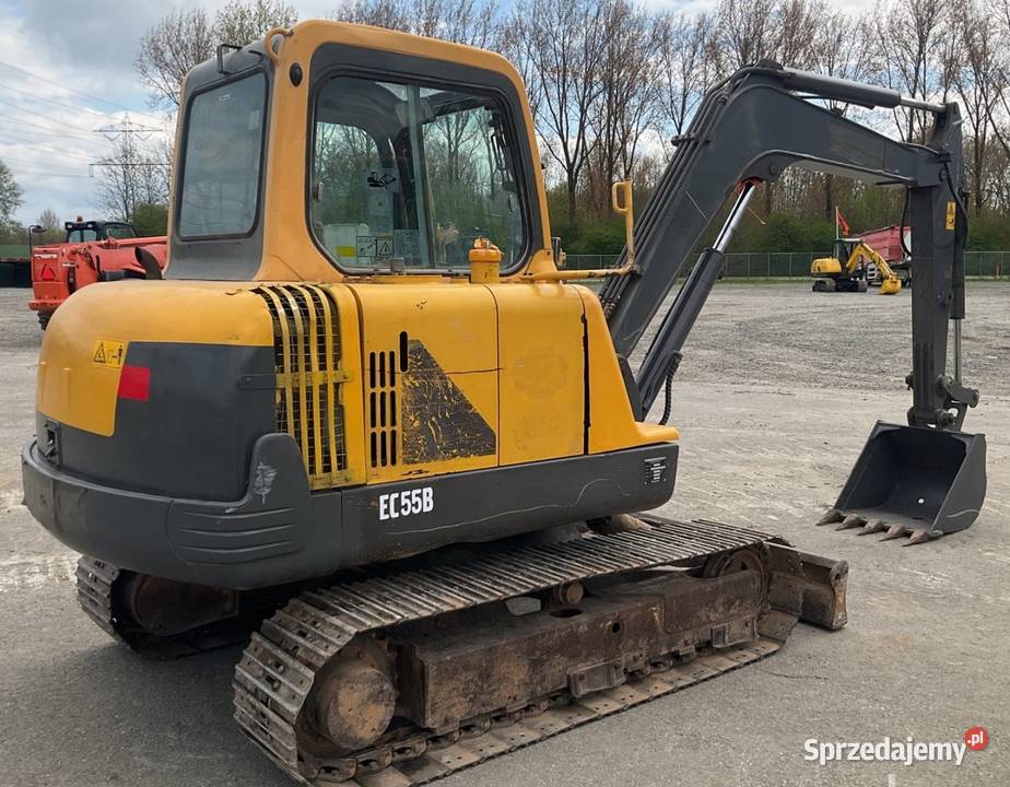 Volvo EC55 B 6t Mini Koparka gąsienicowa Volvo Rok produkcji 2007 małopolskie Kraków
