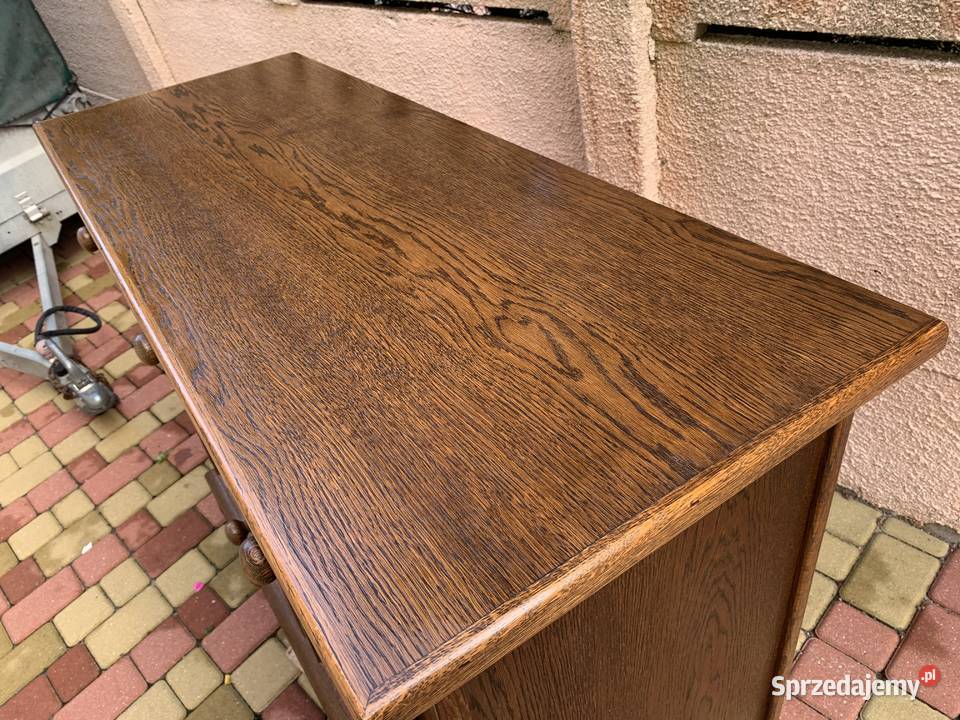 PIĘKNA DĘBOWA KOMODA 124MEBLE HOLENDERSKIE Ślesin