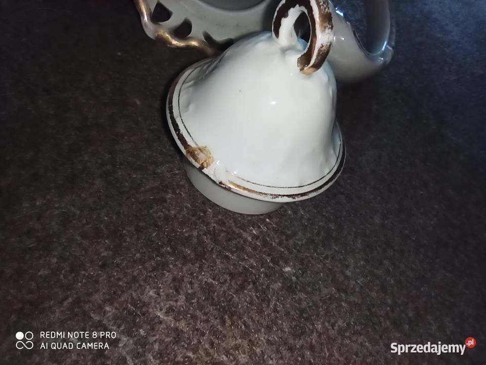 Dzbanek C T Z ażurem wlewie Syg z lat 1909 35 Gdańsk