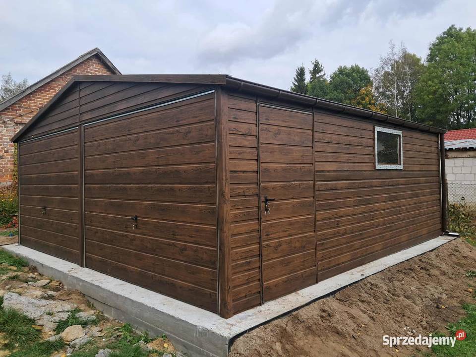 Garaż blaszany 6x6 Wzmocniony profilami Mińsk Mazowiecki