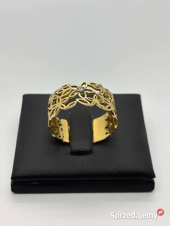 Nowy Złoty pierścionek pr 585 417g Rozmiar 22 złoto warmińsko-mazurskie Elbląg