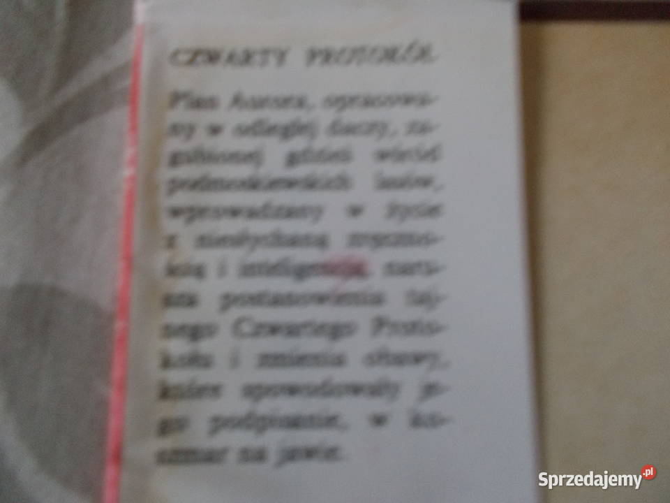 Frederick Forsyth Czwarty protokół Głubczyce