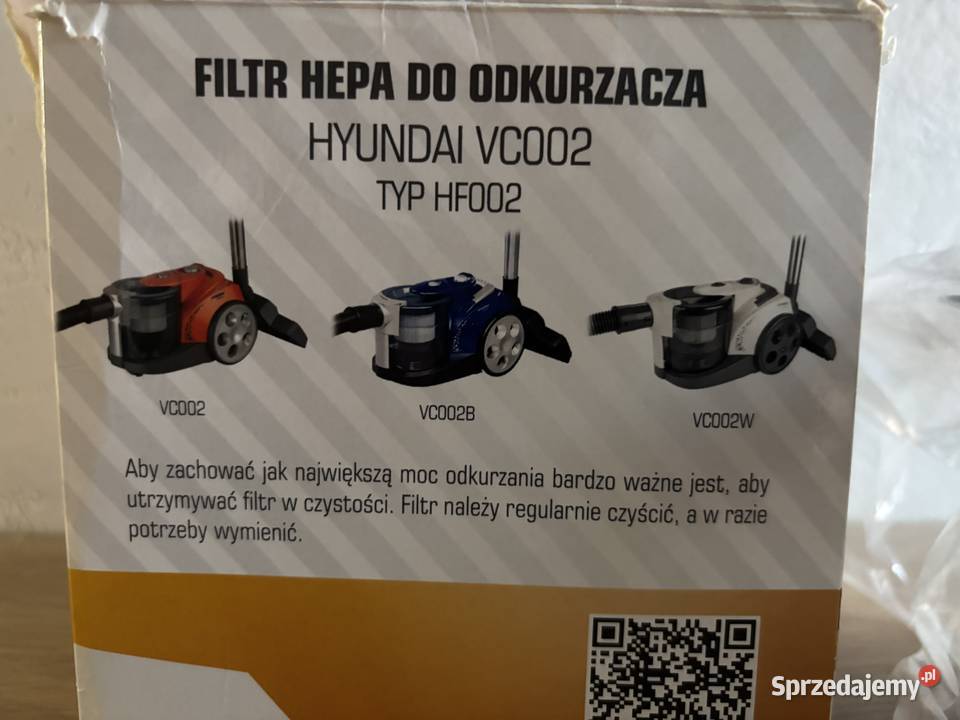 2 oryginalne filtry Hepa do odkurzacza Hyundai zachodniopomorskie sprzedam