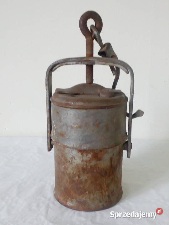 Górnicza stara lampa karbidowa Rzeszów