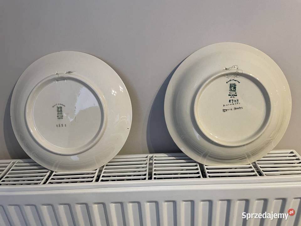 Włocławek fajansowy talerz PRL Pruszcz Gdański