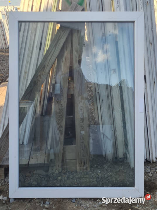 OKNA KacprzaK Witryna 94X120 FIX Używany PCV Okna ścienne Siedlce