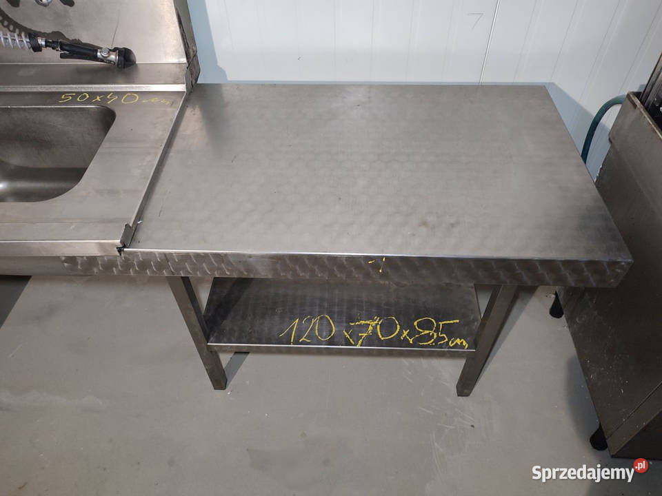 Stół roboczy nierdzewny 1200 x 700 x 850 mm małopolskie Niedźwiedź