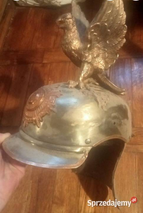 Hełm paradne nakrycie głowy Kask kirasjerski z Militaria Grójec sprzedam
