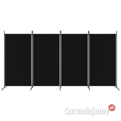 vidaXL Parawan 4panelowy czarny 346x180 Warszawa