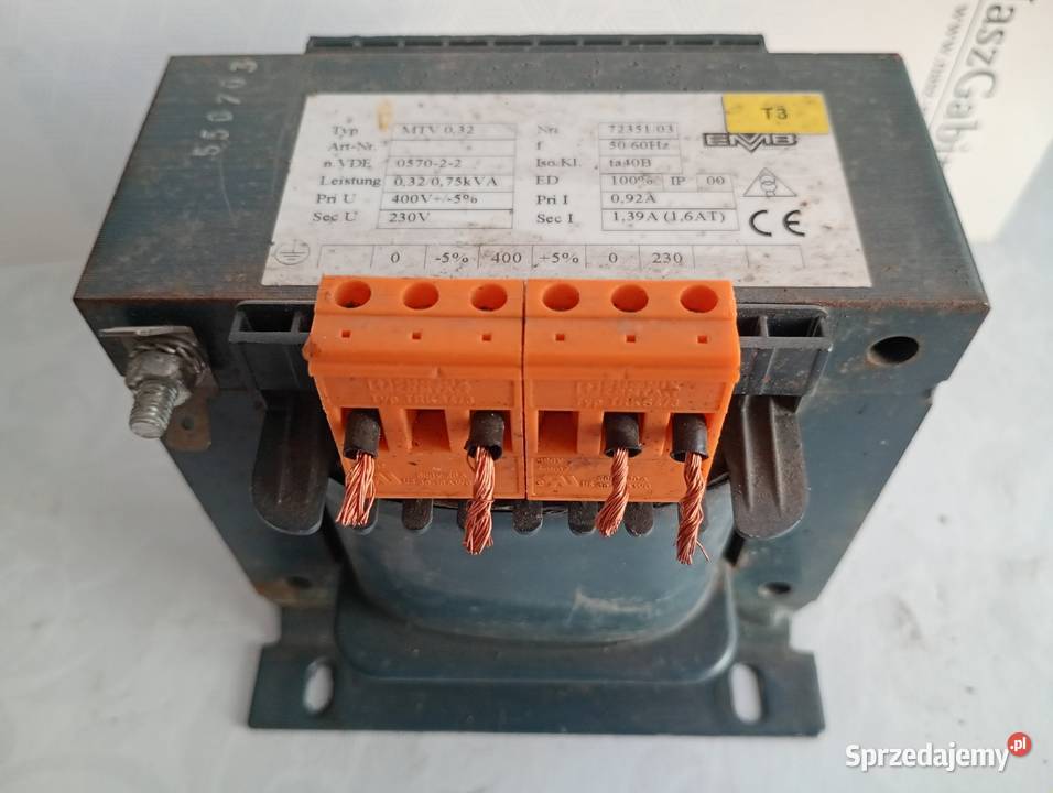 Transformator trójfazowy EMB Wilczogóra sprzedam