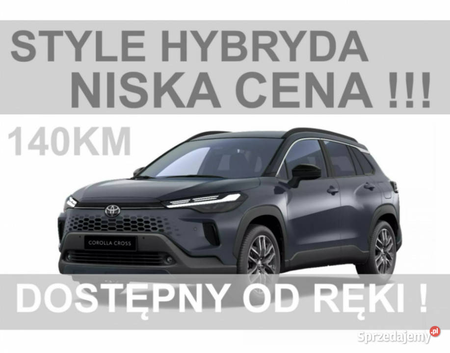 Toyota Corolla Cross Style 140 Czujniki Felgi 18 ESP Szczecinek