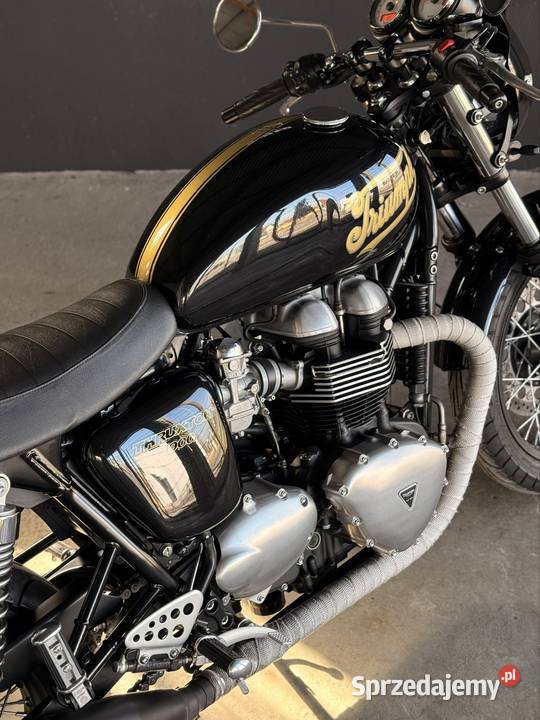 Super TRIUMPH THRUXTON 900 Black Cafe Racer manualna wielkopolskie Września