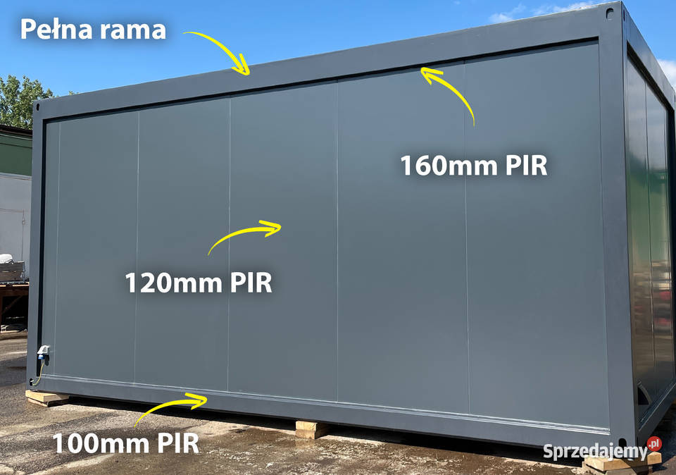 Kontener biurowy nowoczesny 465m2 całoroczny Biuro Katowice
