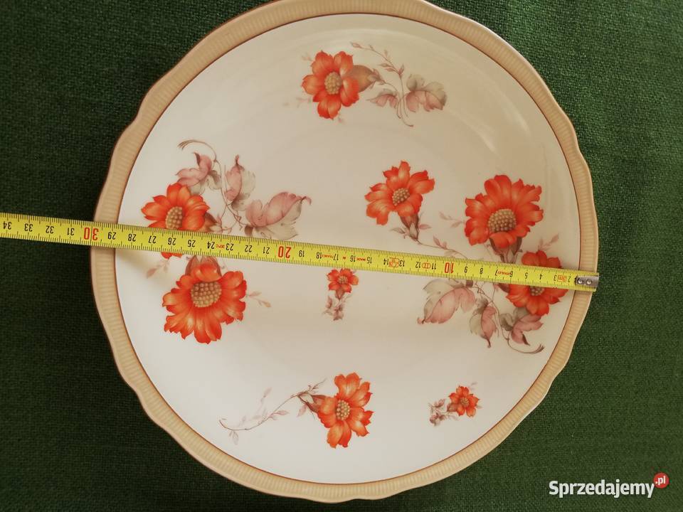 Patera Schumann porcelana ecru średnica30 małopolskie Gorlice