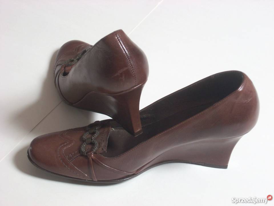 EBATA czółenka Skórzane Buty Skóra NOWE 39 40 Nowy Sącz sprzedam