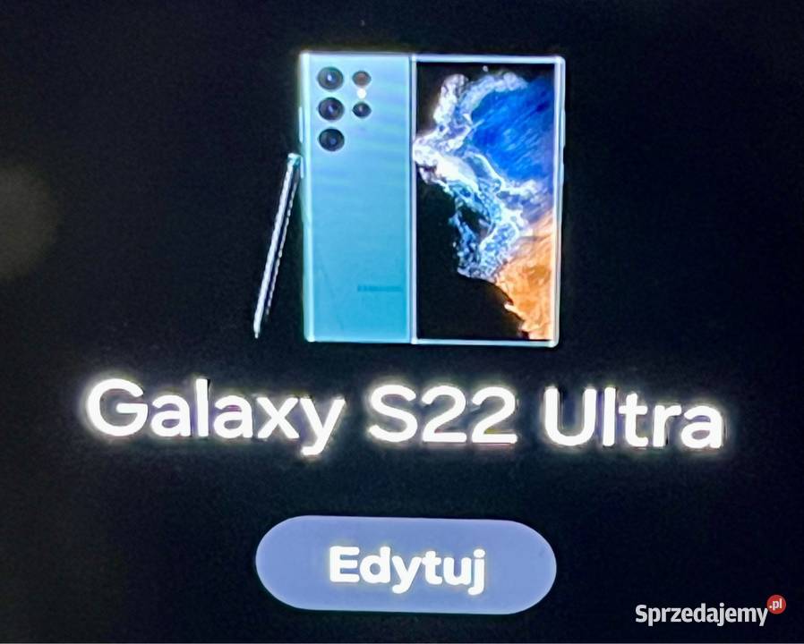 Samsung S 22 ultra ogromny8/128gb/5g Mabiz skup aut złota