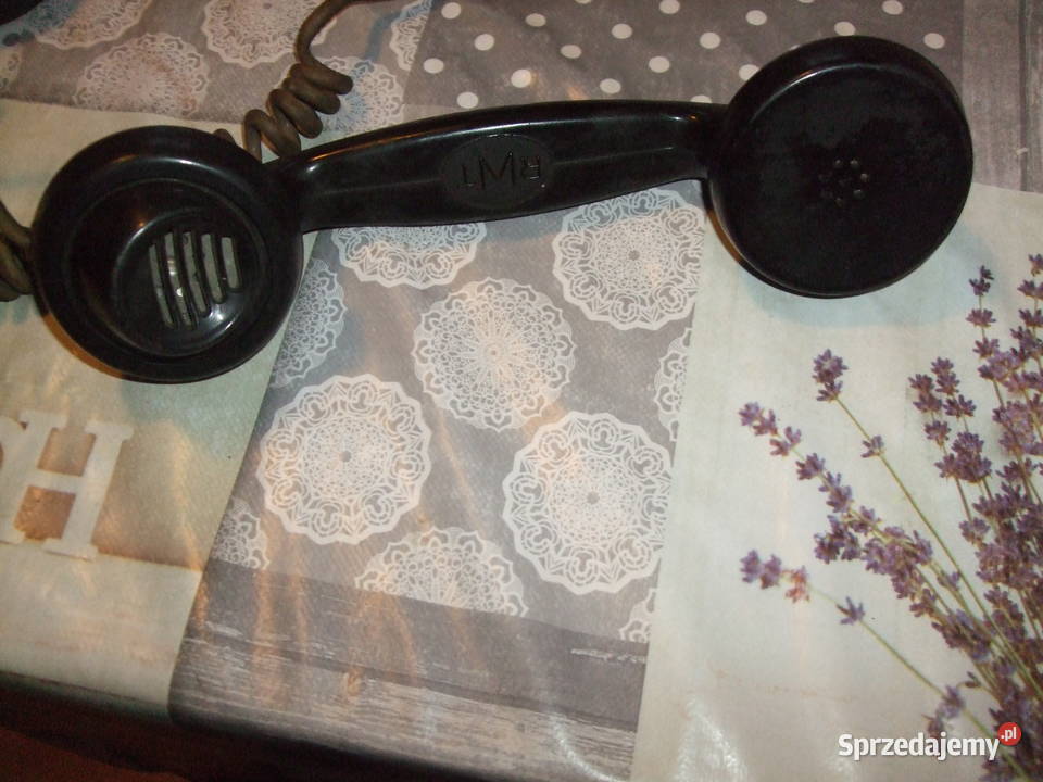 Stary Aparat telefoniczny z tarczą Supraśl