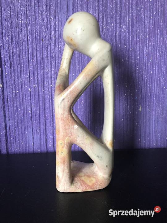 Myśliciel figurka statuetka z kamienia mydlanego kujawsko-pomorskie Inowrocław