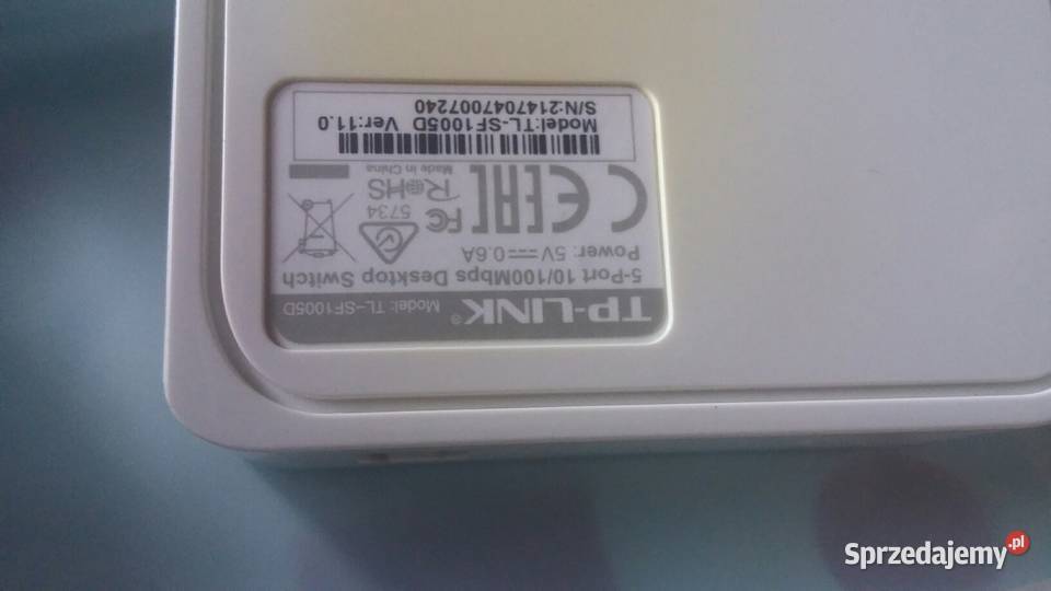 sprzedam switch tplink 5portowy TLSF1005D NOWY Z Knurów