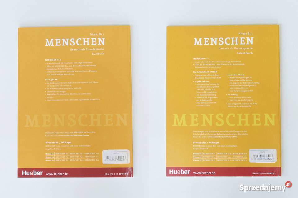 Menschen B11 Kursbuch Arbeitsbuch Kraków sprzedam
