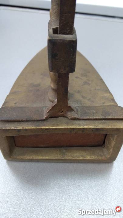 żelazko na duszę antyk mosiądz XIX wiek Sieradz sprzedam