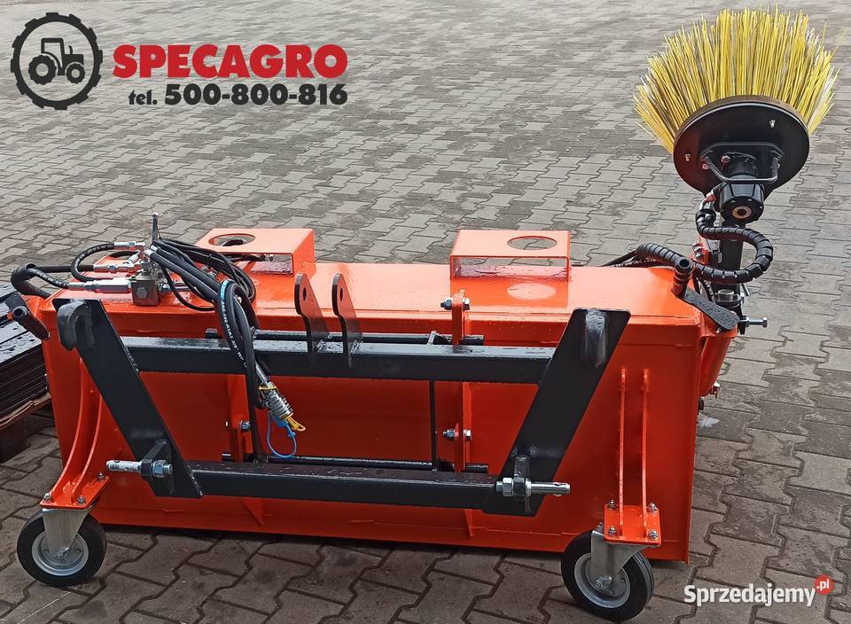 Zamiatarka do traktora napęd hydrauliczny Mroczków Duży sprzedam