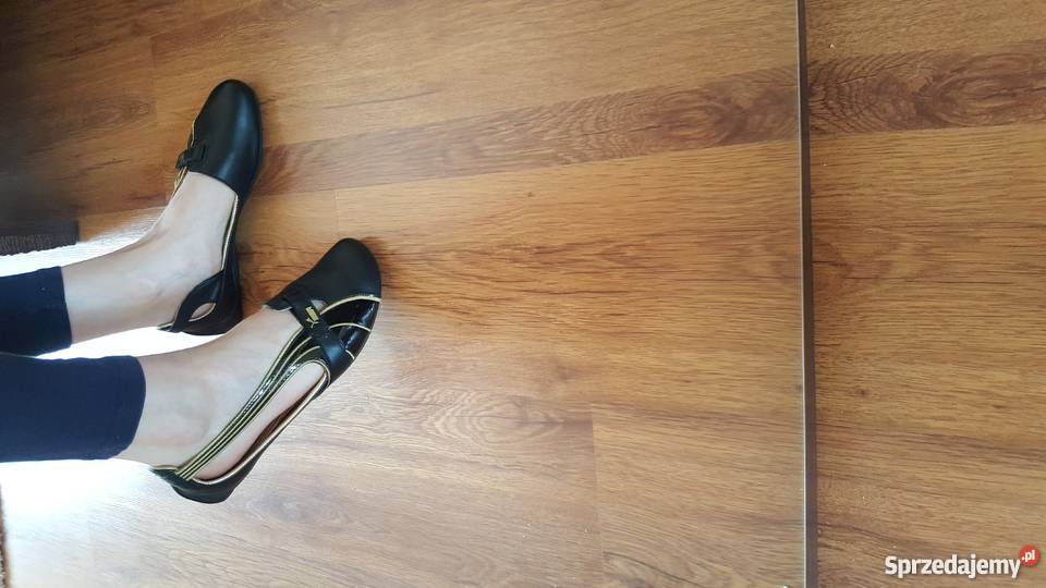 Puma Piękne baleriny czarnozłote