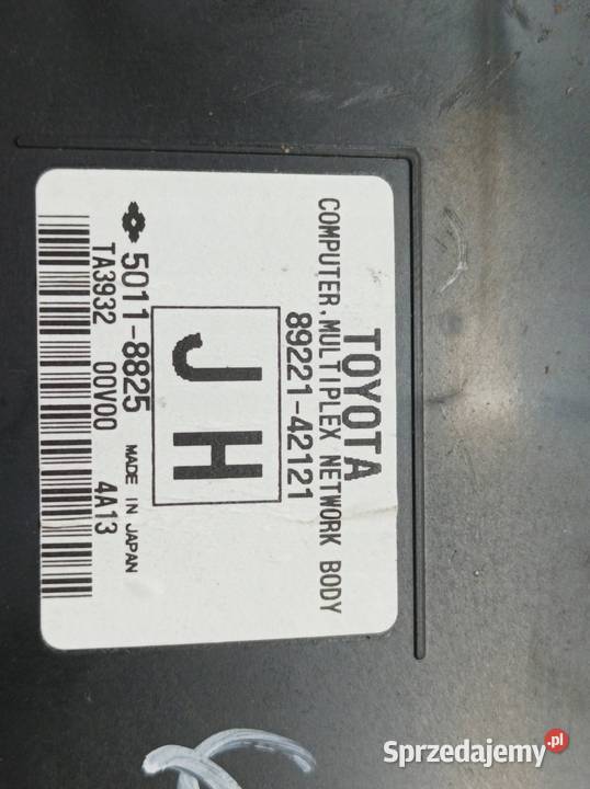 MODUŁ BCM 8922142121 Toyota RAV4 IV 2012 Komputery