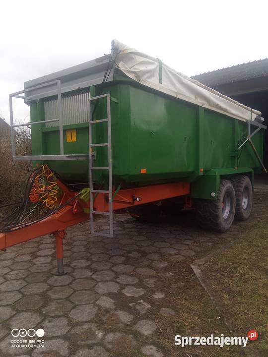 Sprzedam przyczepę wywrotkę skorupę tandem 21 t wielkopolskie Ląd