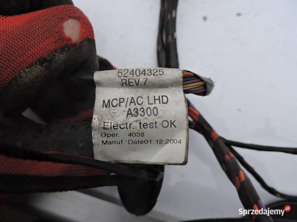 Wiązka wentylatora Opel astra H 17 Kombi Myszków sprzedam