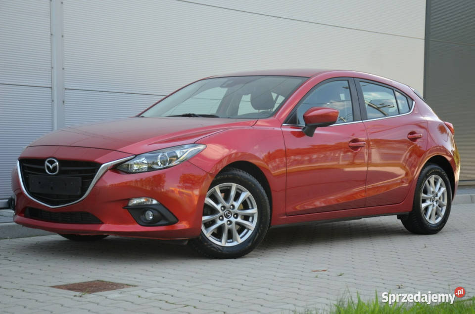 Mazda 3 SUPER STAN 22D 150 Serwis Navi Istop Alu światła przeciwmgielne łódzkie Kutno