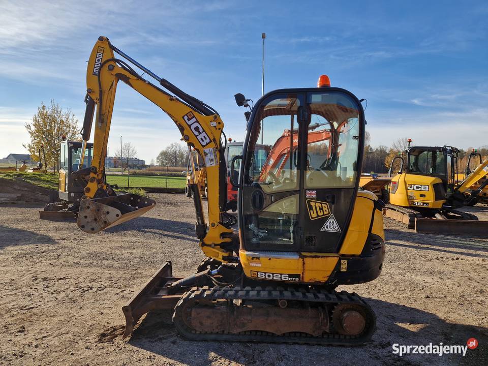 Minikoparka JCB 8026 CTS 2019r 2400mtg sprzedam