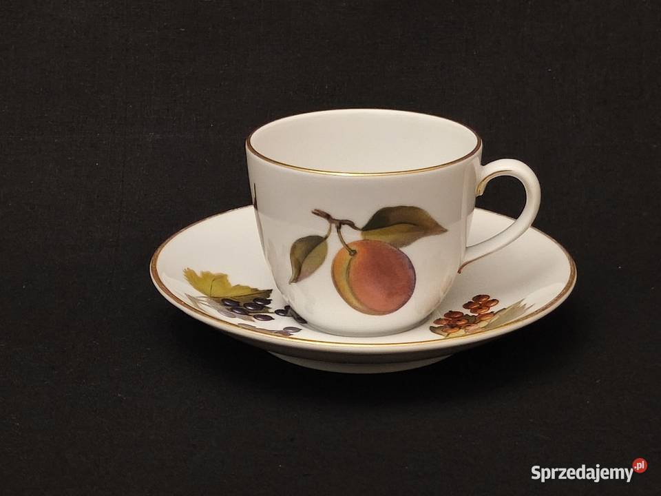Zestaw kawowy angielski Royal Worcester Evesham